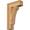Ekena Millwork Legacy Block Rough Sawn Bracket, Western Red Cedar, 4"W x 14"D x 22"H BKT04X14X22LEC05RWR - alternate 1